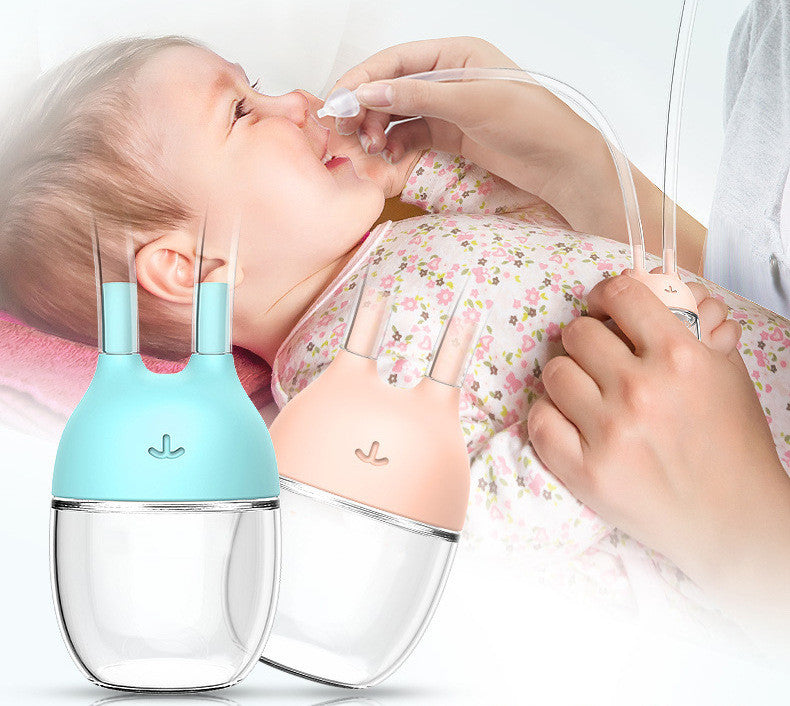 Convenient Baby Safe Nose Cleaner Vacuum Suction Nasal Mucus Runny Aspirator Inhale Baby Kids Healthy Care Stuff