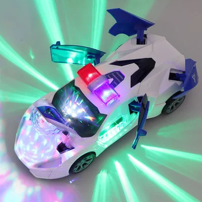 Rotating Electric Police Car Toy - Perfect Christmas or Birthday Gift for Boys and Girls