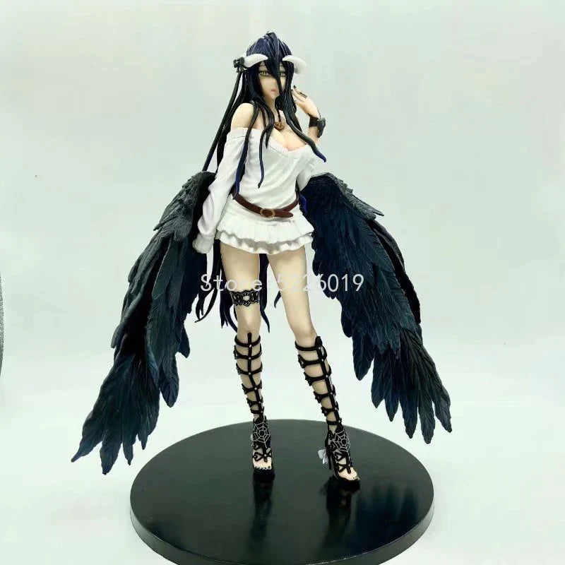 "Overlord III Albedo 21cm Anime Figure - Ainz Ooal Gown Action Figure"