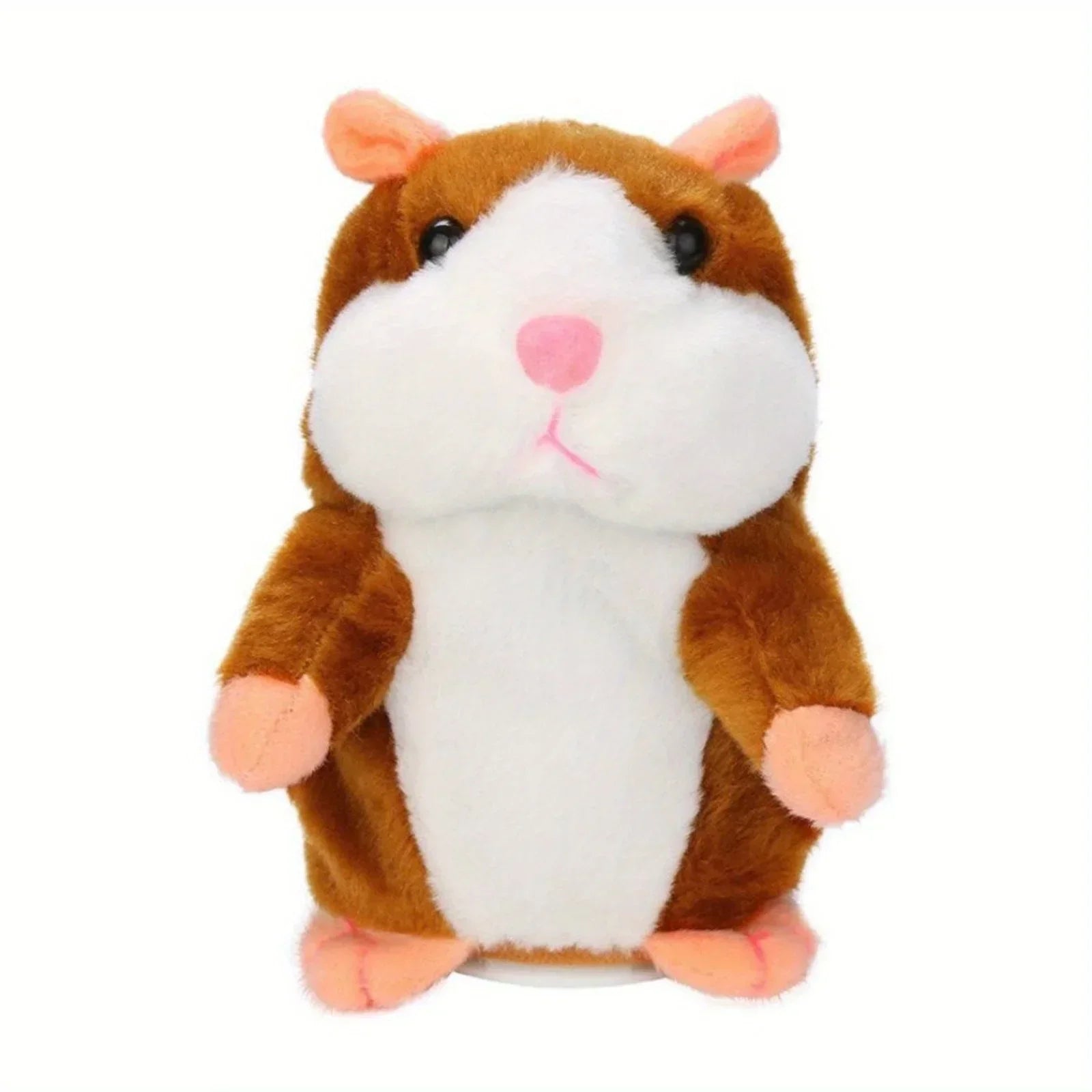 15cm Talking Hamster Stuffed Animal with Recording and Repeatable Sound - Gift Idea