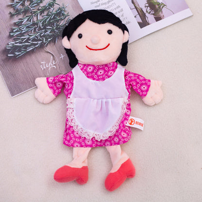 Hand puppet toys plush toys rag dolls family parent-child games telling stories soothing dolls children telling stories