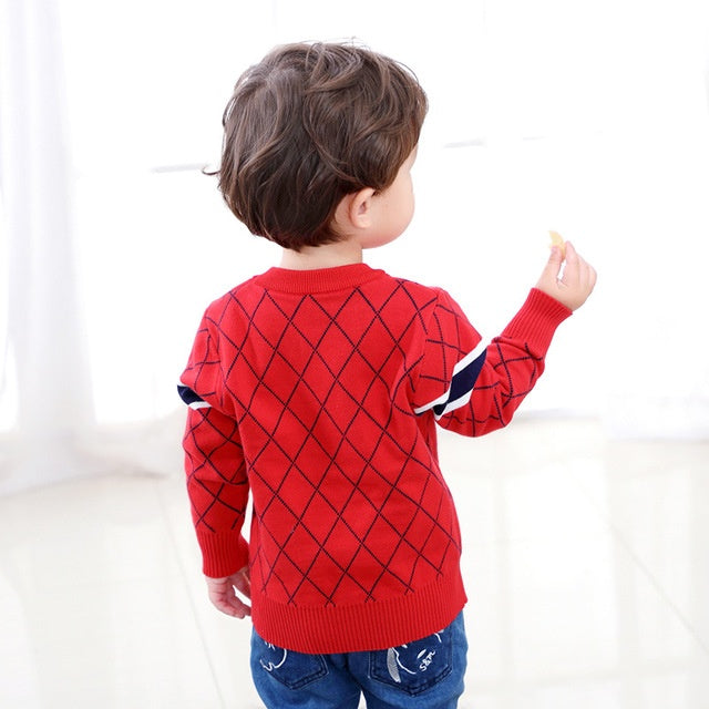 Boys knitwear diamond