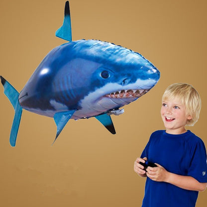 Remote Control Shark Toy Air Swimming Fish Infrared Flying RC Airplanes Balloons