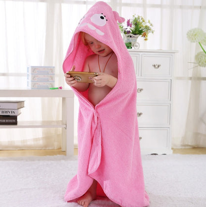 Animal cartoon baby cloak towel cloak