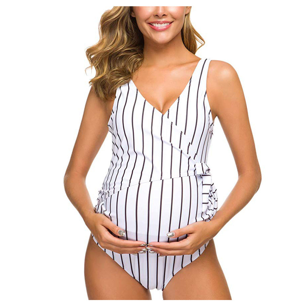 New Sexy Ladies Pregnant Women One-Piece European And American Sexy Swimwear Swimwear Wholesale