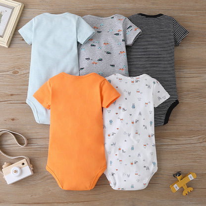 Summer Harbin Children's Short Sleeve One-Piece Suit