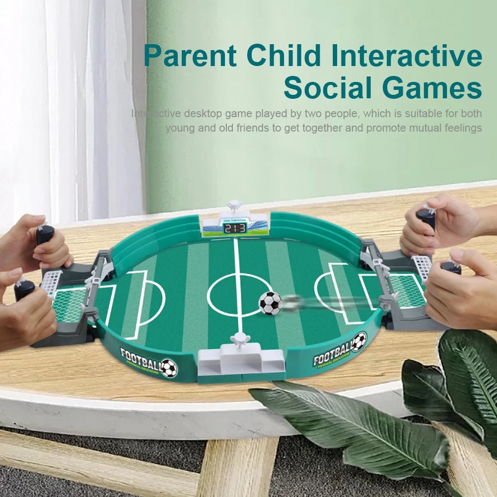 Interactive Mini Table Soccer Game for Children - Easy Installation, Safe & Sturdy - Perfect Parent-Child Activity for Parties - Ideal Gift for Kids