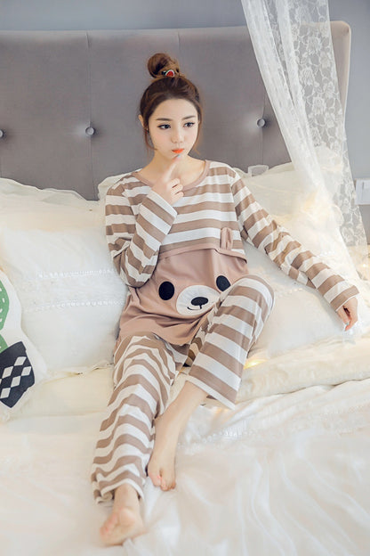 Confinement nursing mother pajamas