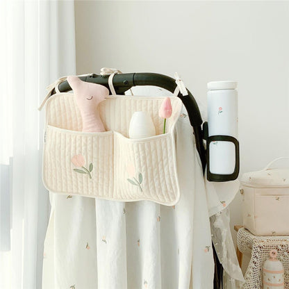 Baby Bottle and Diaper Hanging Bed Storage Organizer