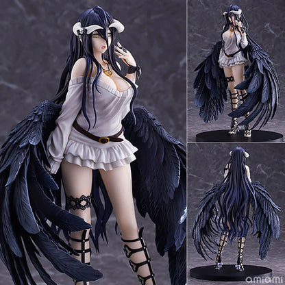 "Overlord III Albedo 21cm Anime Figure - Ainz Ooal Gown Action Figure"