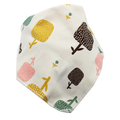 Baby Bibs Waterproof Triangle Cotton Cartoon Child Baberos Bandana Bibs Dribble Bibs Newborn Slabber Absorbent Cloth