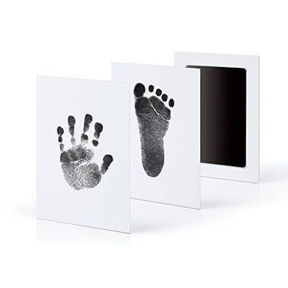 Non-toxic and wash-free baby ink watermarking oil fingerprints and footprints kit family souvenirs