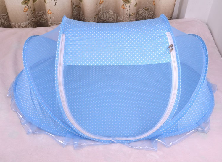 Foldable  Baby Bed Net With Pillow Net 2pieces Set