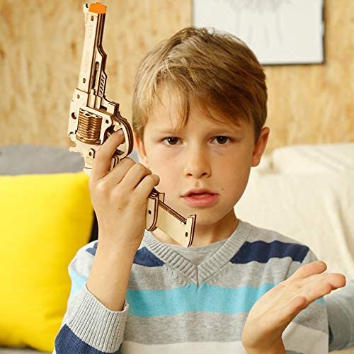 Robotime Gun Blocks Model Buliding Kit Toys Gift For Children Kids Boys Birthday Gift