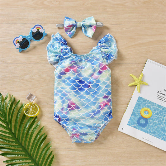 Baby Scale One-piece Swimsuit Children's Clothing