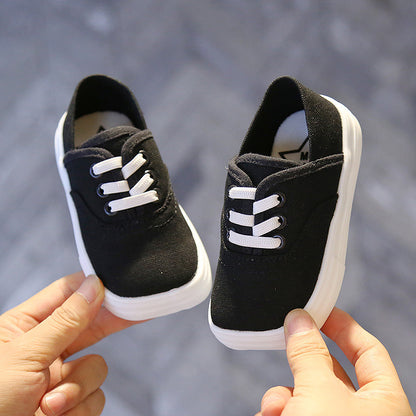 Canvas Shoes Korean Board Shoes Boys Baby White Shoes