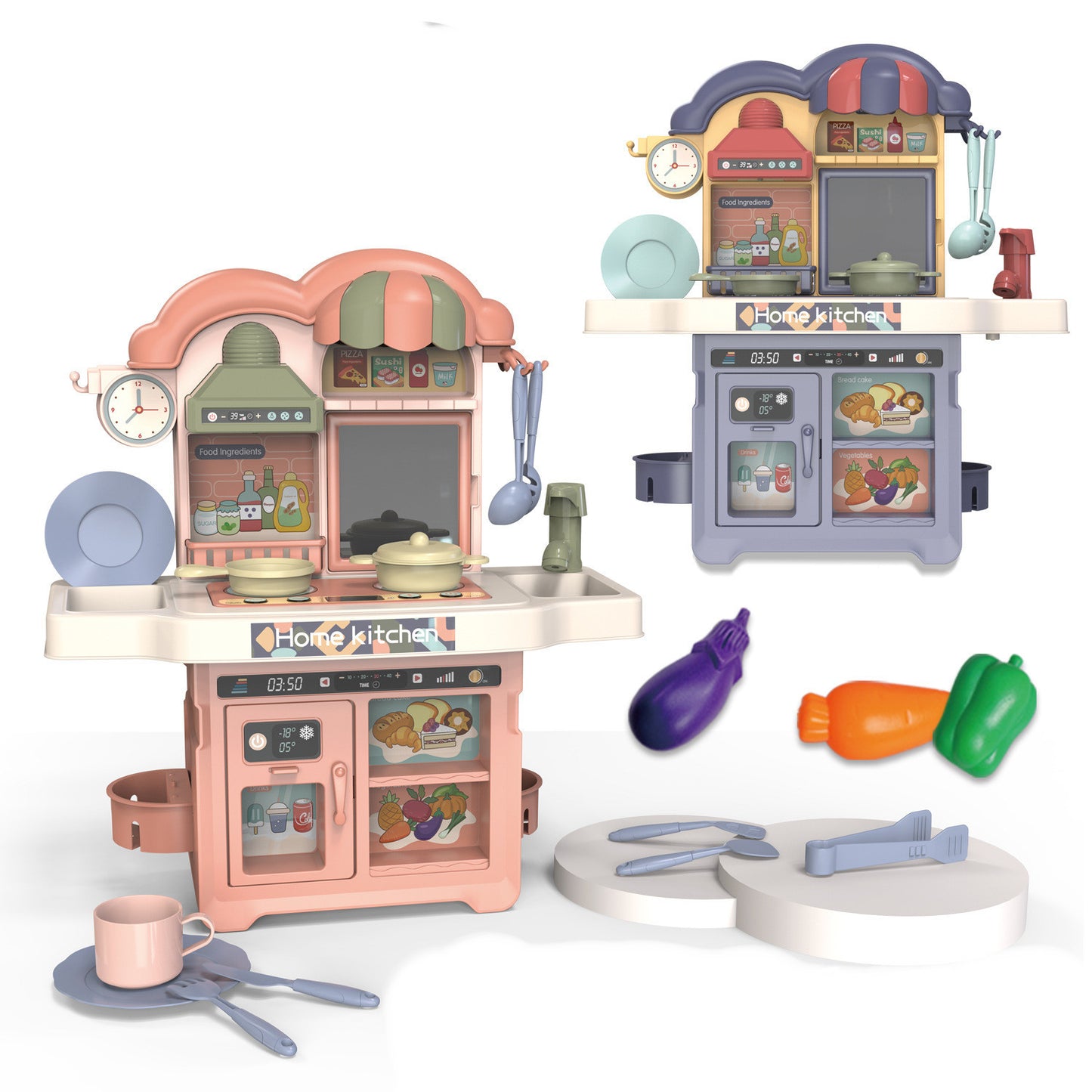 Children's Water Kitchen Equipment Lighting And Sound Effects Family Toys