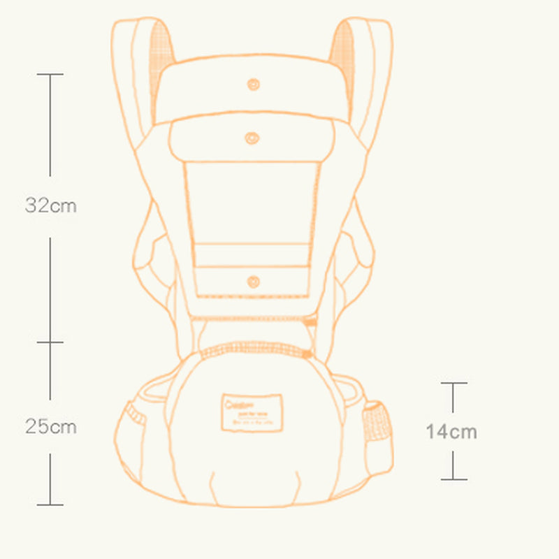 3-in-1 Convertible Baby Hip Seat Carrier