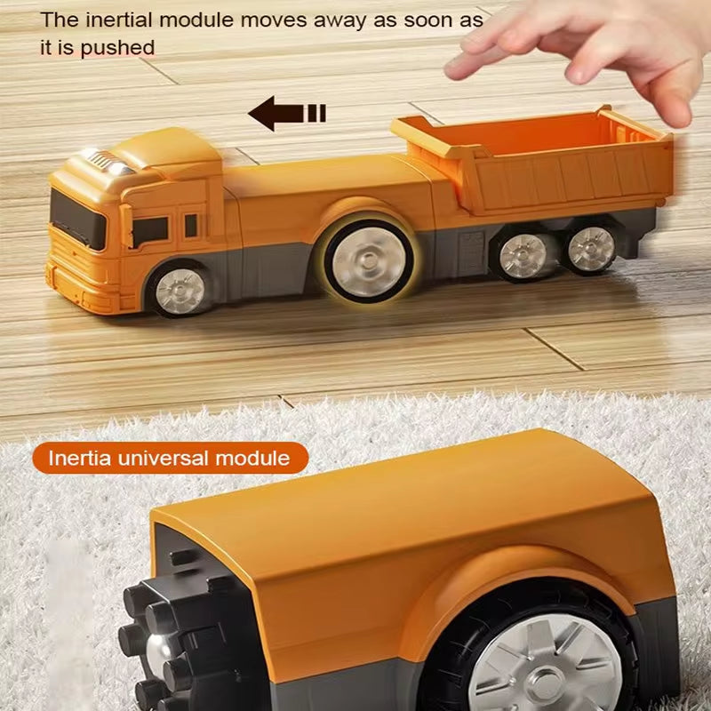 Engineering Car Assembly Toy - Magnetic Transform Vehicle Robot Collection