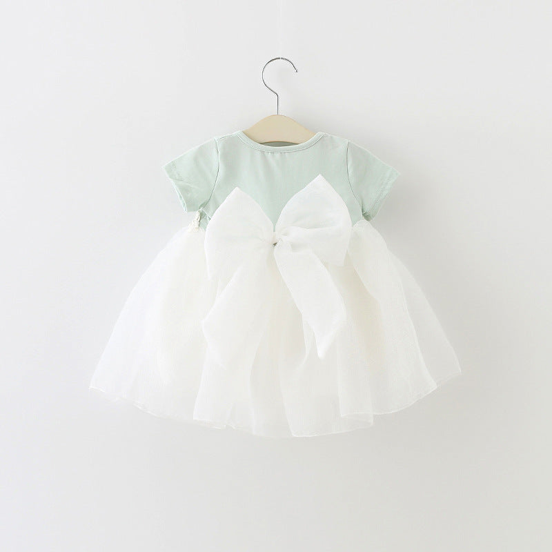 Short sleeve princess dress