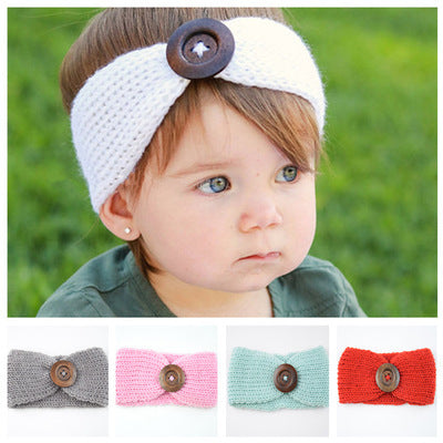 Baby wool headband hand-woven hair accessories