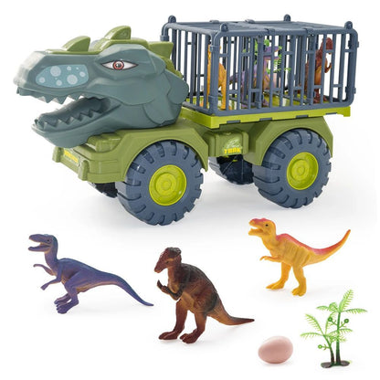 Family Boy Dinosaur Puzzle Car Toy