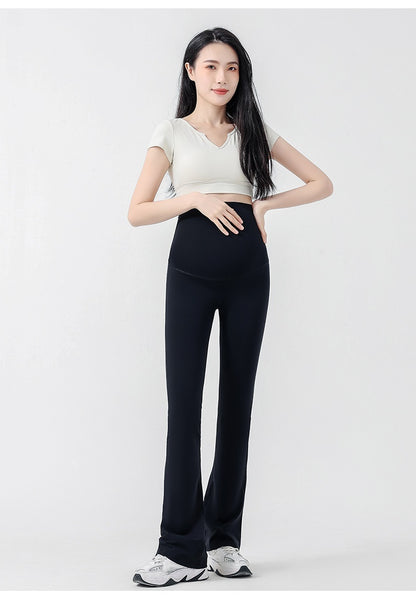 Antenatal Yoga Bell-bottom Pants Outer Wear Casual Slimming