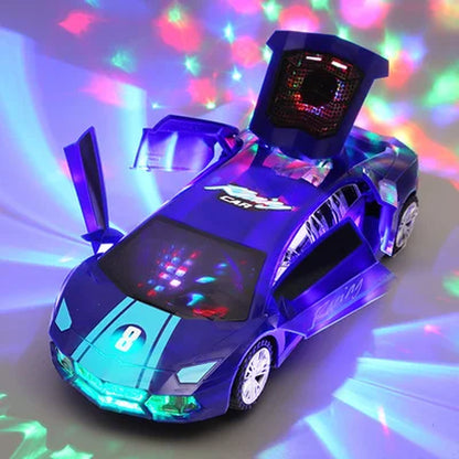 Rotating Electric Police Car Toy - Perfect Christmas or Birthday Gift for Boys and Girls