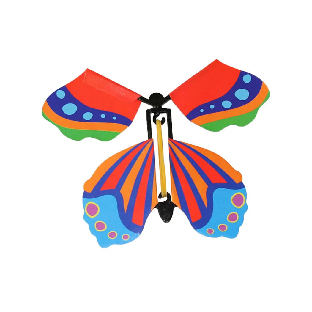 "Set of 10 Magic Flying Butterfly Wind-Up Toys for Wedding and Birthday Surprises"