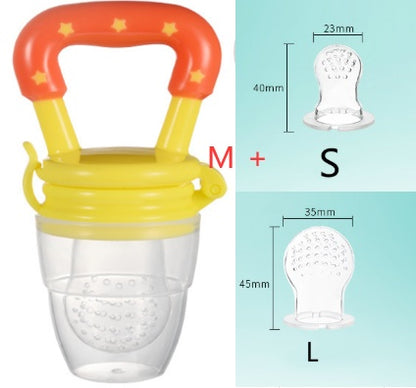 New Baby Silicone Pacifier, Encapsulated To Soothe Complementary Food Feeding Artifact