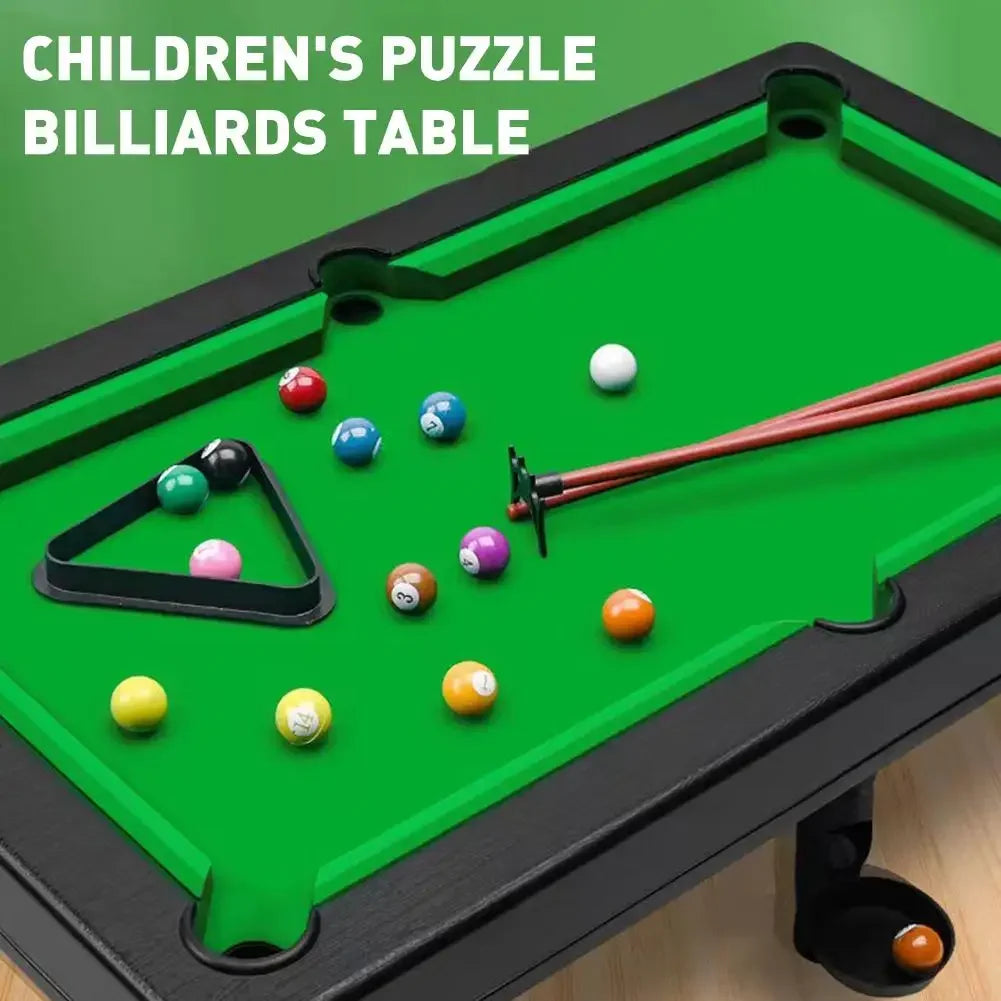 Miniature Desktop Pool Table Interactive Simulation Game