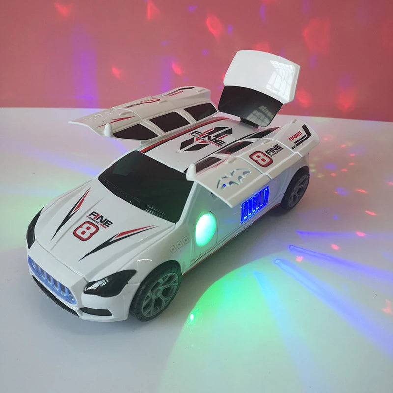 Rotating Electric Police Car Toy - Perfect Christmas or Birthday Gift for Boys and Girls