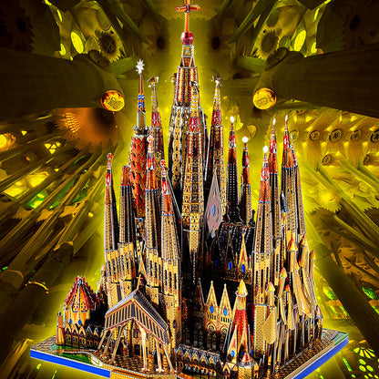 3D Metal Puzzle Saint Family Cathedral Architecture Children's Toys