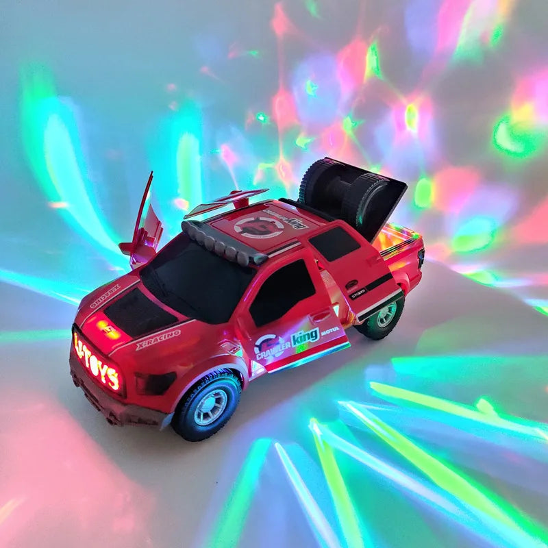 Rotating Electric Police Car Toy - Perfect Christmas or Birthday Gift for Boys and Girls