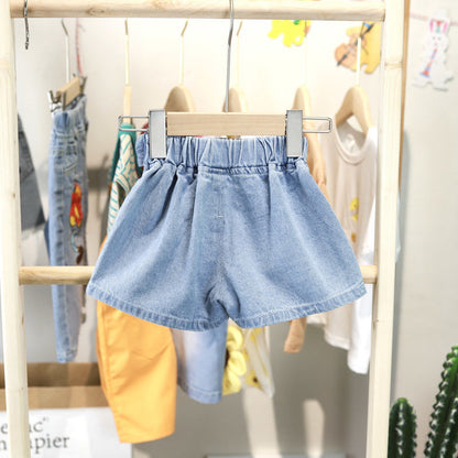 Summer denim shorts