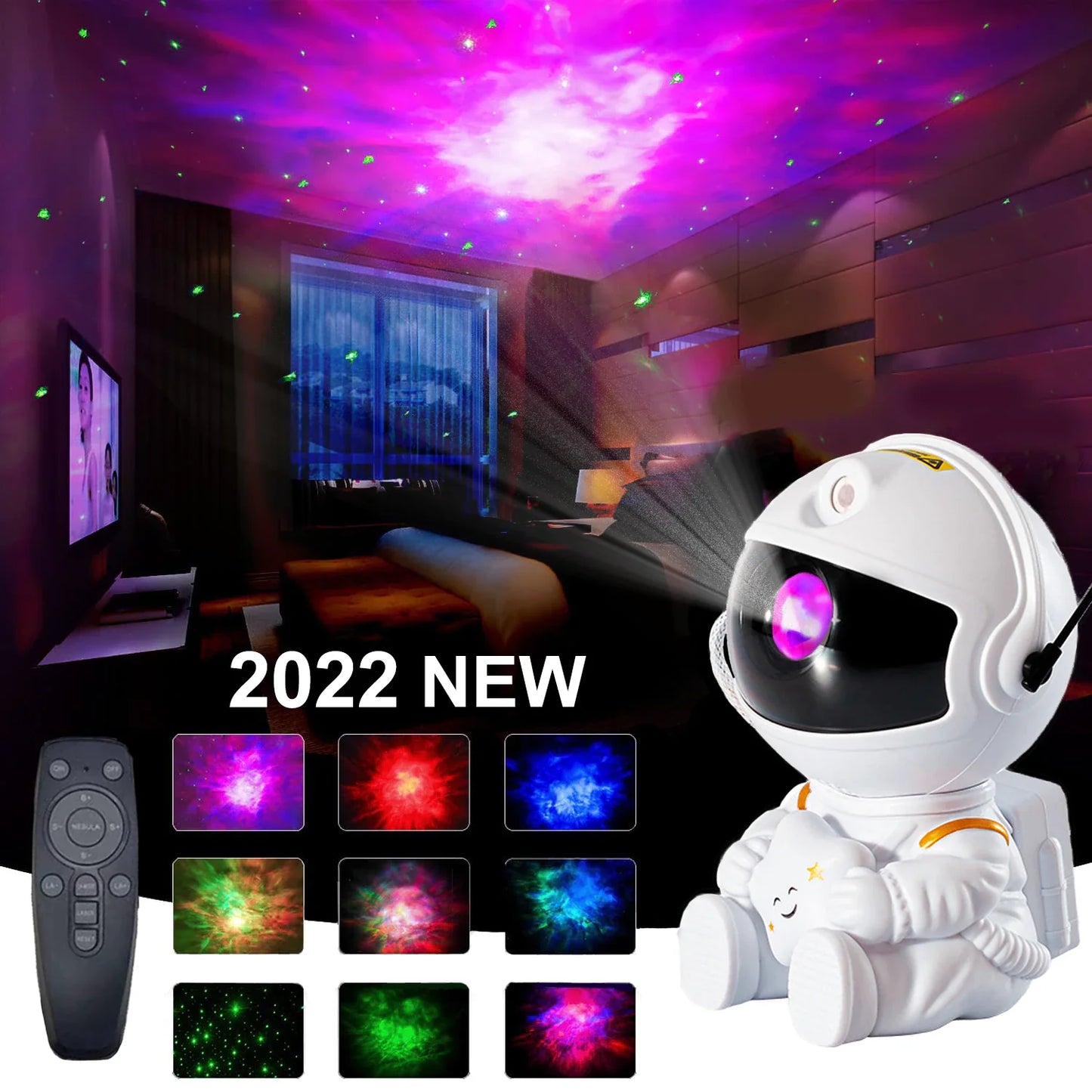 2022 Astronaut Star Projector for Bedroom Decor and Kids' Gifts