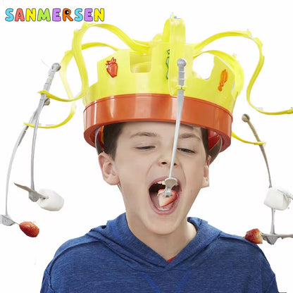 "Revolving Chow Crown Party Game for Kids - Fun and Tidy Christmas Entertainment"