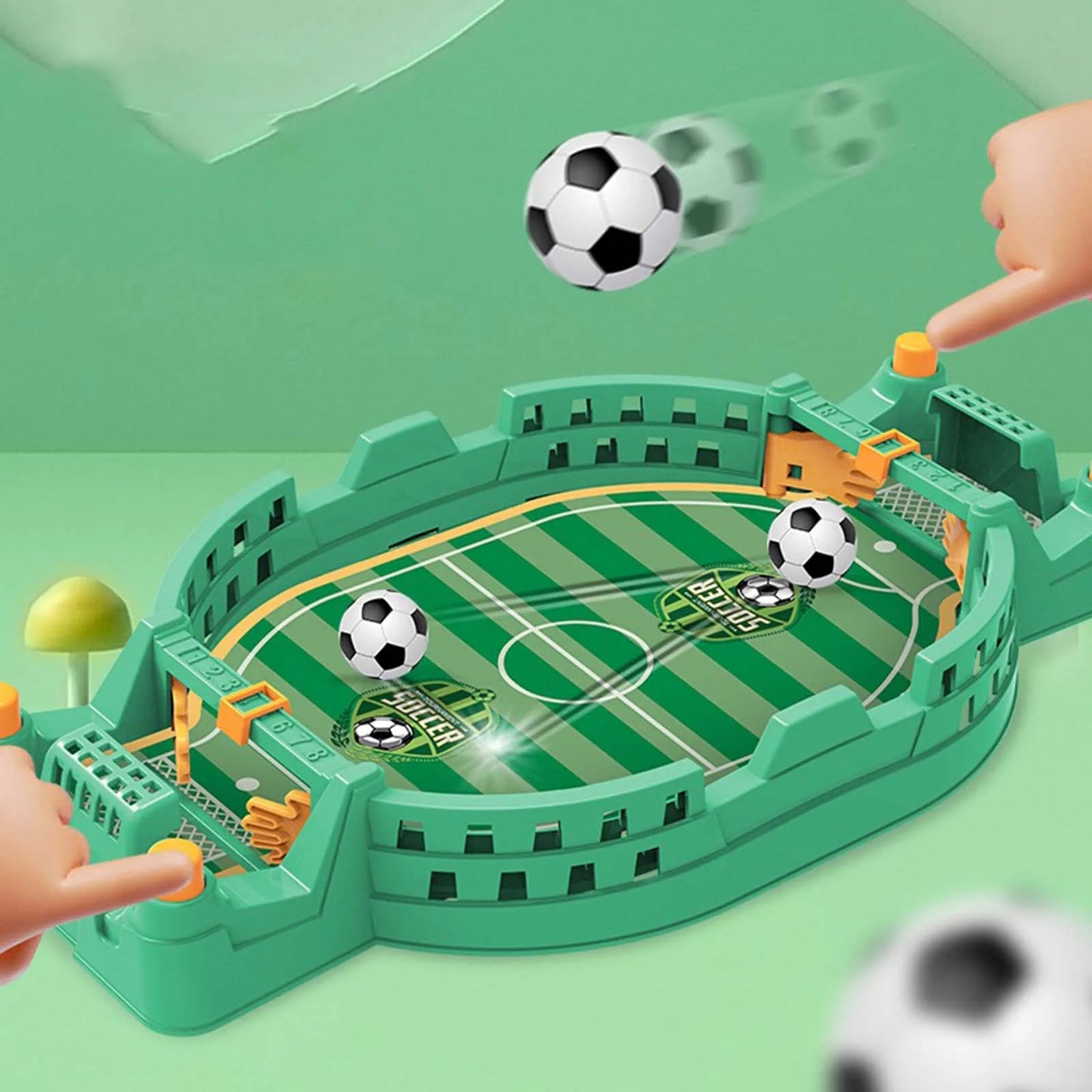 Tabletop Mini Double Battle Soccer Game for All Ages - Ideal Birthday Gift for Kids and Adults