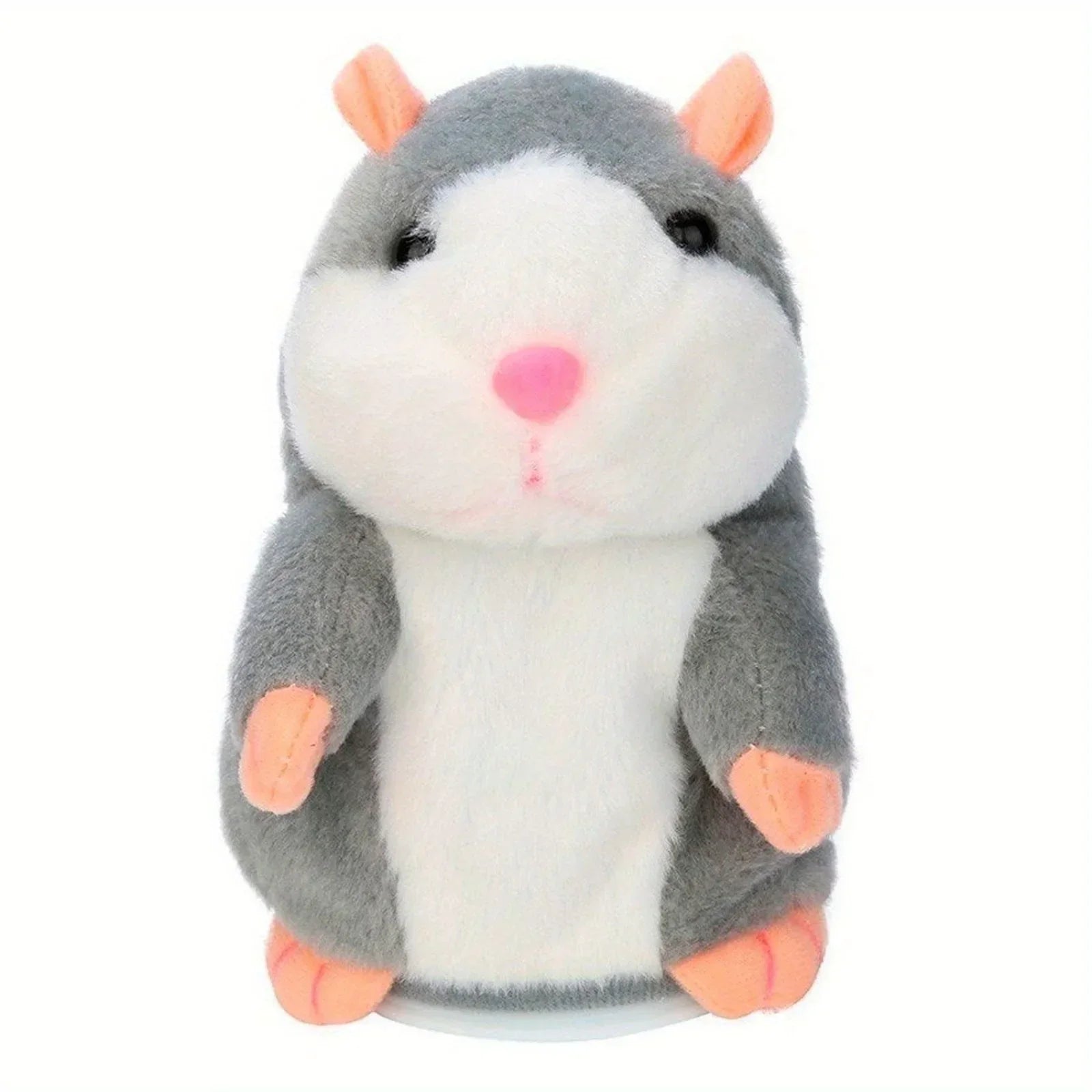 15cm Talking Hamster Stuffed Animal with Recording and Repeatable Sound - Gift Idea