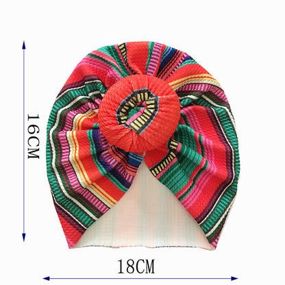 Knot Bow Baby Headbands Toddler Headwraps 6m-18m Baby Turban