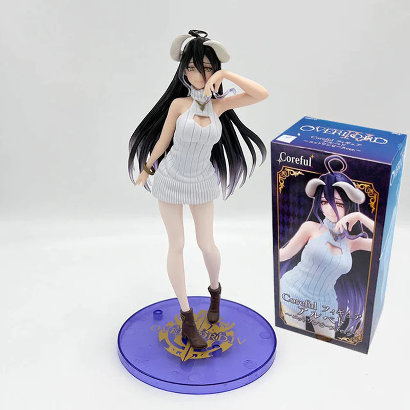 "Overlord III Albedo 21cm Anime Figure - Ainz Ooal Gown Action Figure"