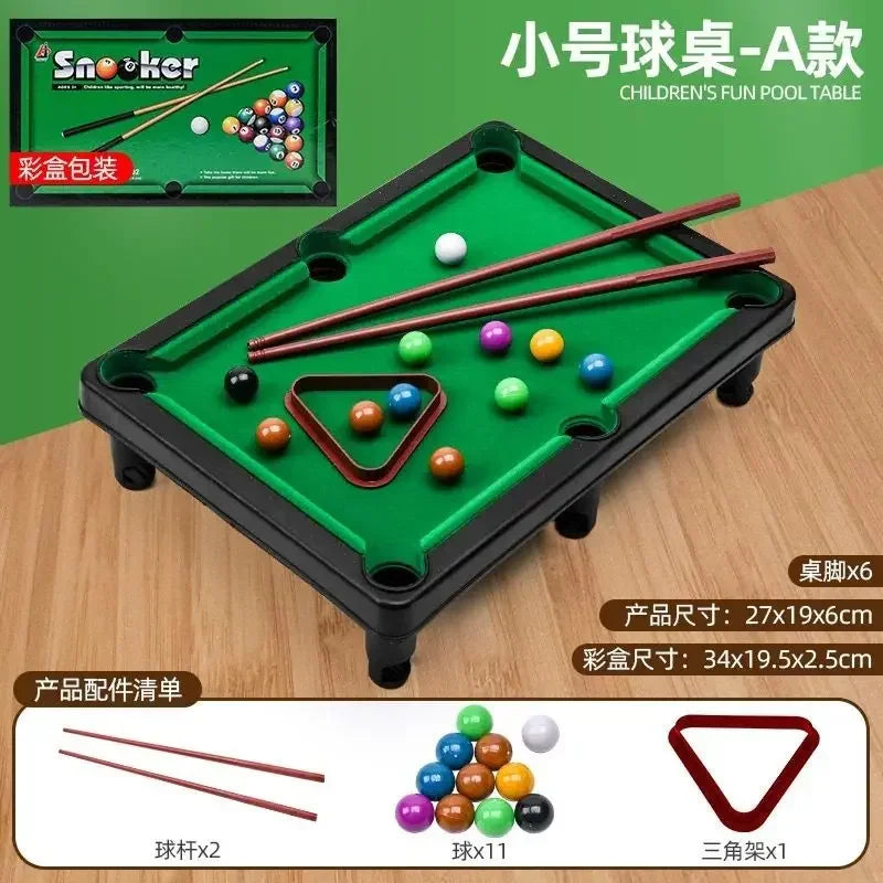 Miniature Desktop Pool Table Interactive Simulation Game