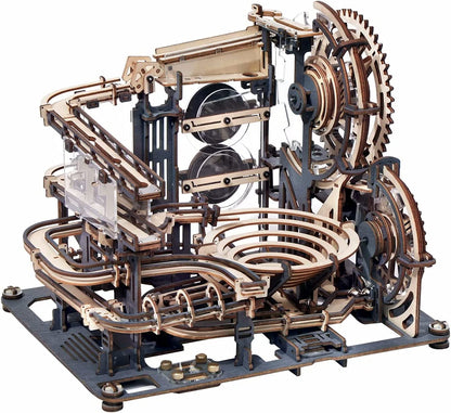 Robotime ROKR Marble Night City 3D Wooden Puzzle Assembly Waterwheel Model