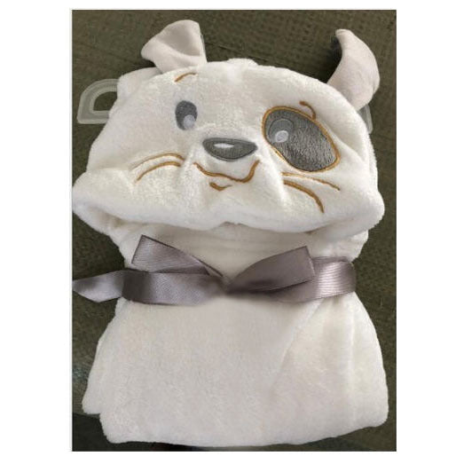 Baby fleece bath towel hooded towels bathrobe