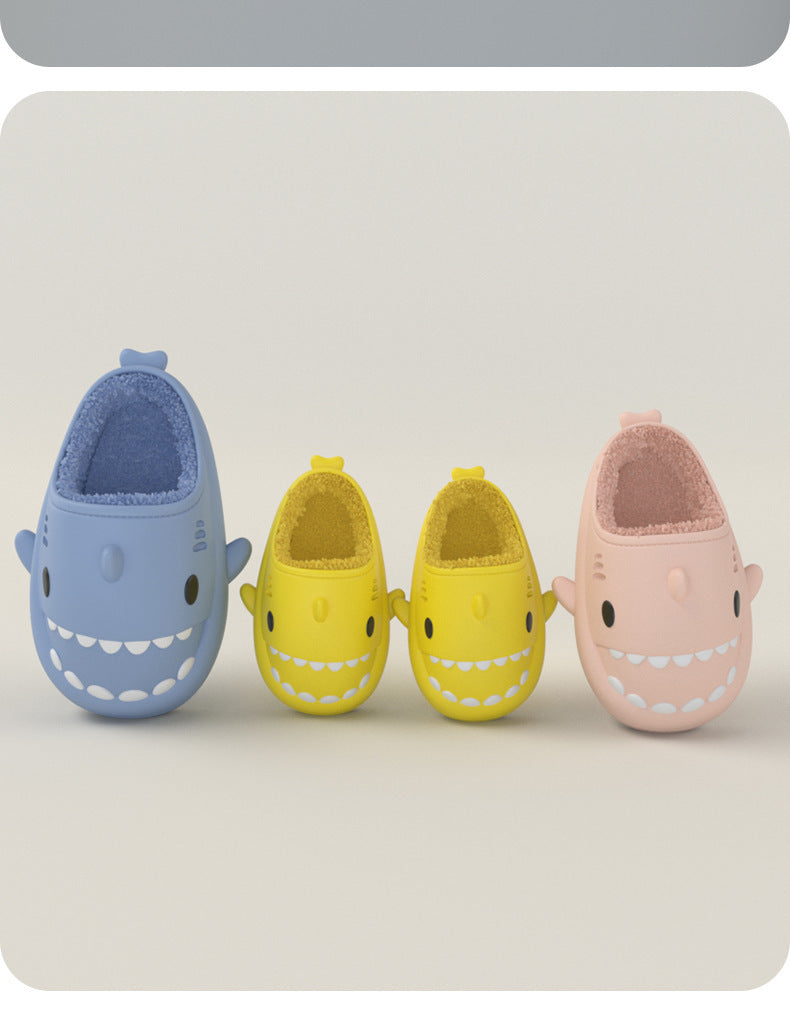 Three-dimensional Cartoon Shark Children Eva Slippers