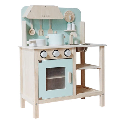 Children's Solid Wood Kitchen Male And Female Baby Family Cooking Cooking Toys