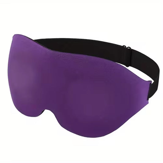 3D Contoured Cup Eye Mask for Sleeping with Concave Molded Design - Block Out Light for Men and Women