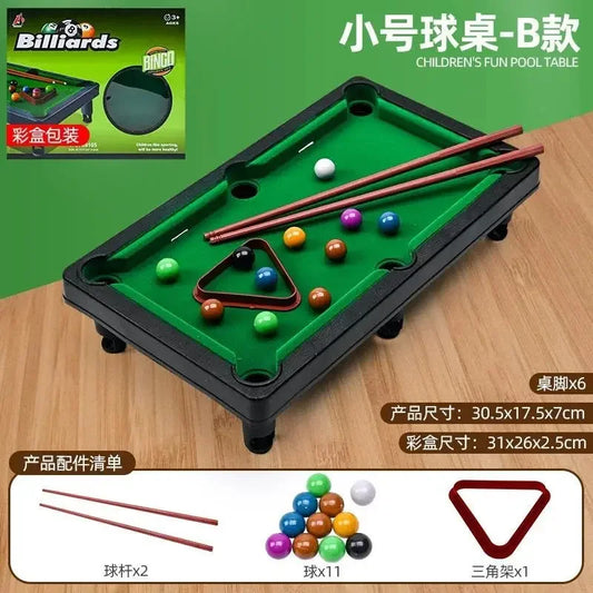 Miniature Desktop Pool Table Interactive Simulation Game