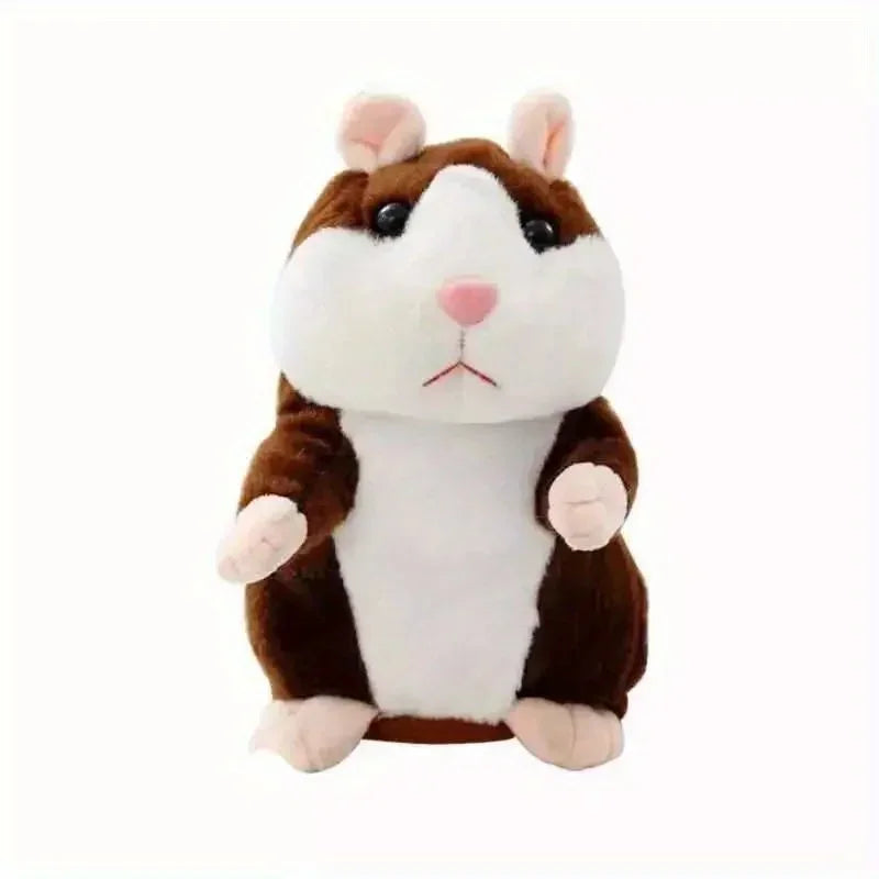 15cm Talking Hamster Stuffed Animal with Recording and Repeatable Sound - Gift Idea