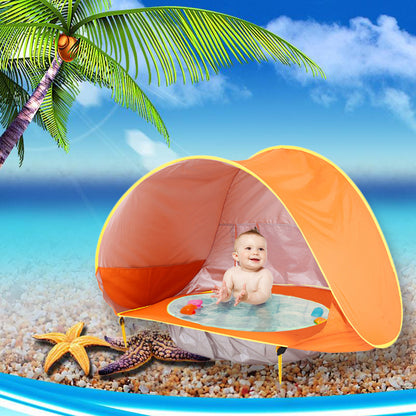 Baby Beach Tent Portable Shade Pool UV Protection Sun Shelter For Infant Outdoor Toys Child Swimming Pool Play House Tent Toys